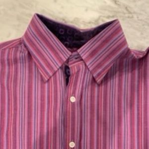 Cut By Two Blondes Sleeved Button Down Dress Shirt